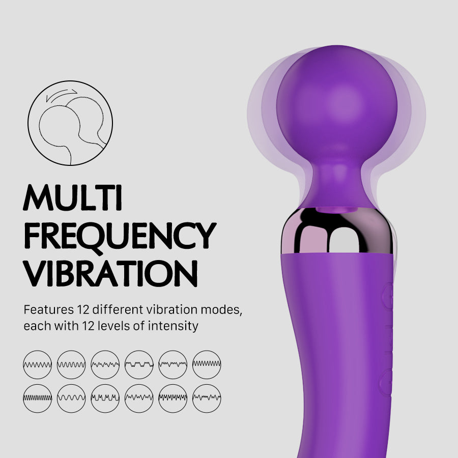 AV Wand Massager Vibrator G Spot Clitoris Stimulator Sex Toys for Woman
