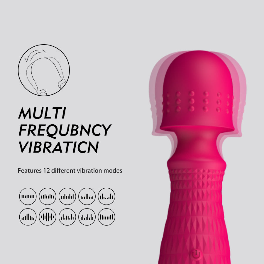 Mini Wand Massager Silicone Sex Toys Adult Women 18+ Product