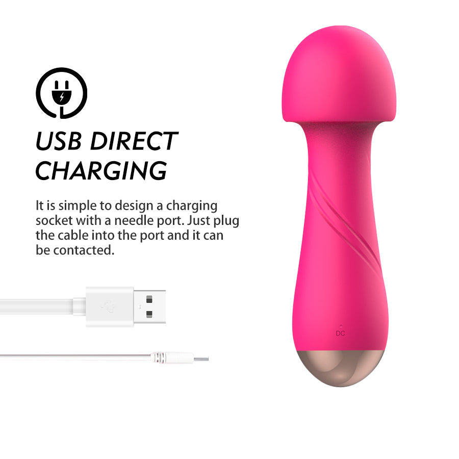 Premium Rechargeable Vibrating Massager - 12 Speeds Waterproof Design for Ultimate Pleasure