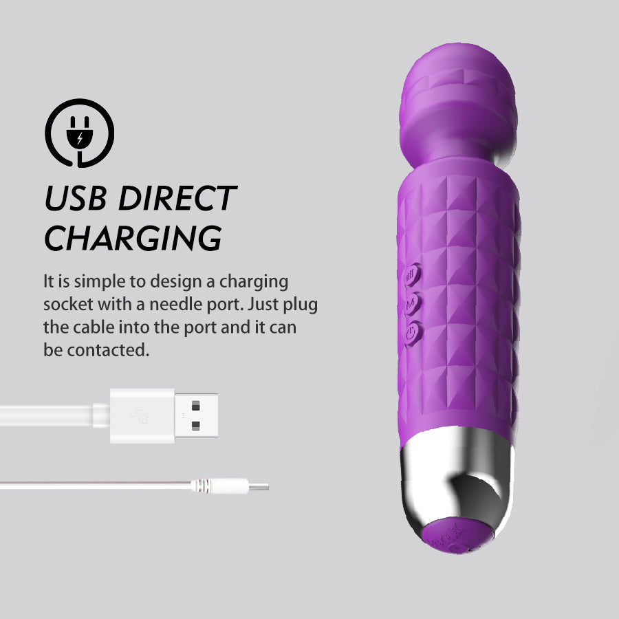 Wand Massager for Women 20 Frequencies Vibrations Sex Toys Female Masturbation