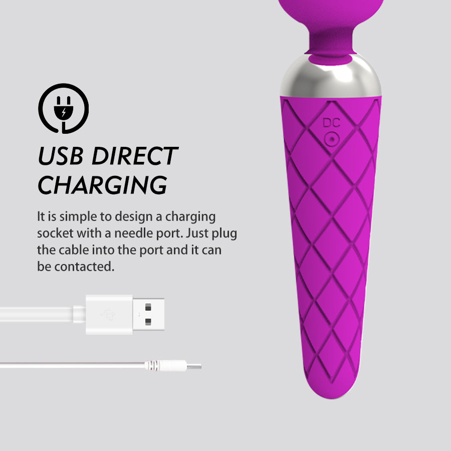 12 Frequencies Vibrator AV Wand Massager Adult Sex Toys