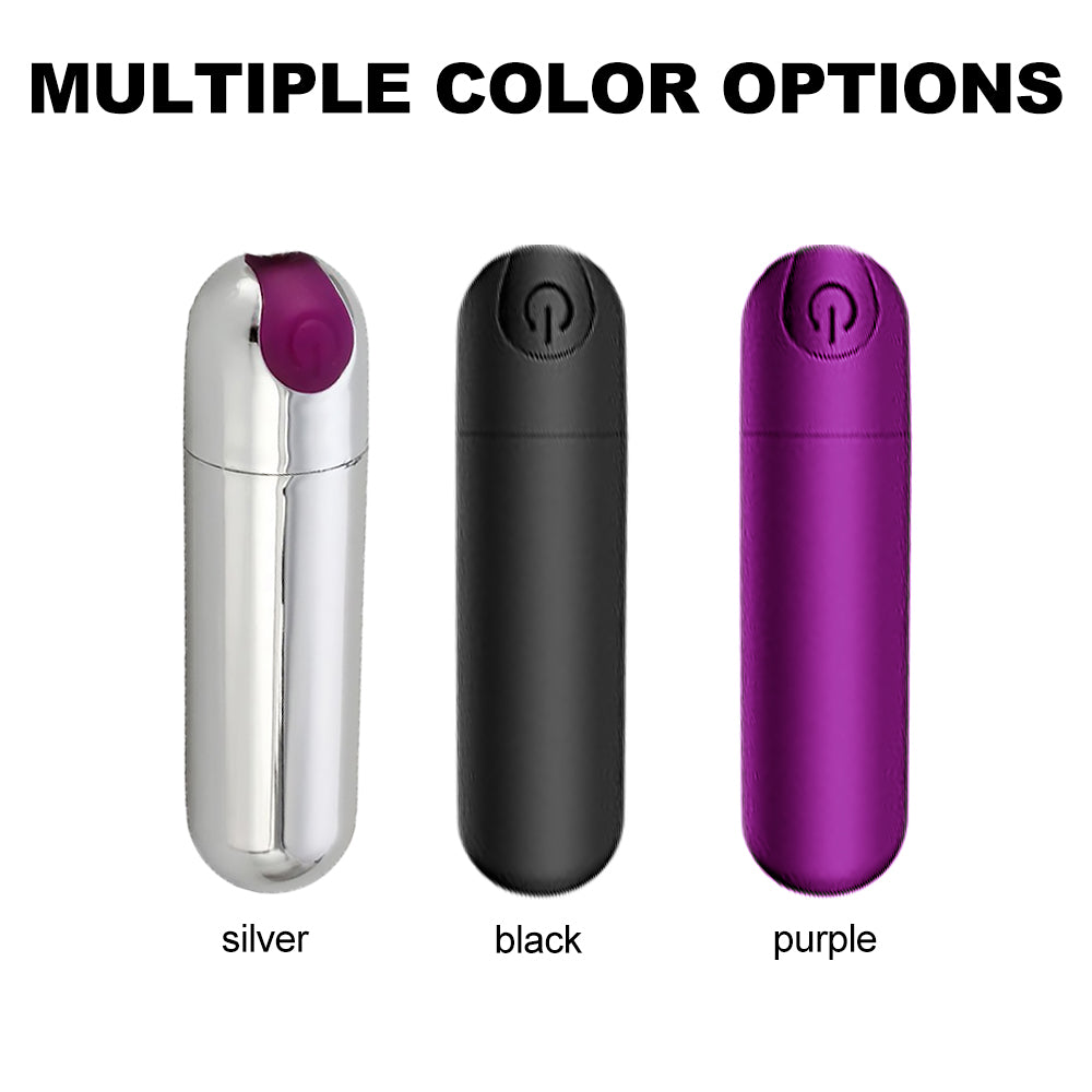 10 Vibration Modes Super Powerful Rechargeable Bullet Vibrator Waterproof Discreet Portable Adult Sex Toy Bullet