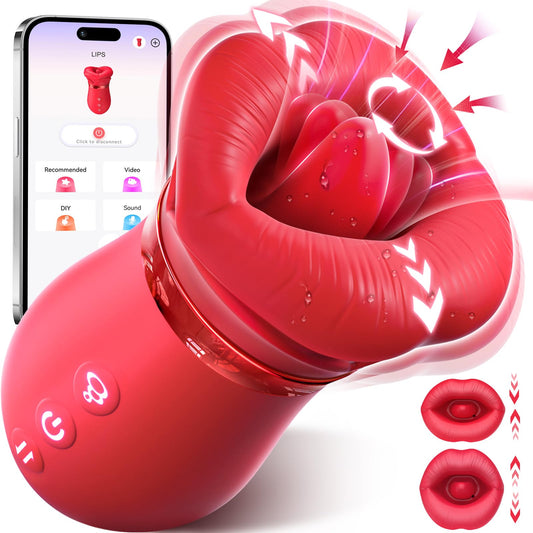 5 IN1 Mouth Sucking Vibrator Rose Sex Toy for Women Couple Adult Toys