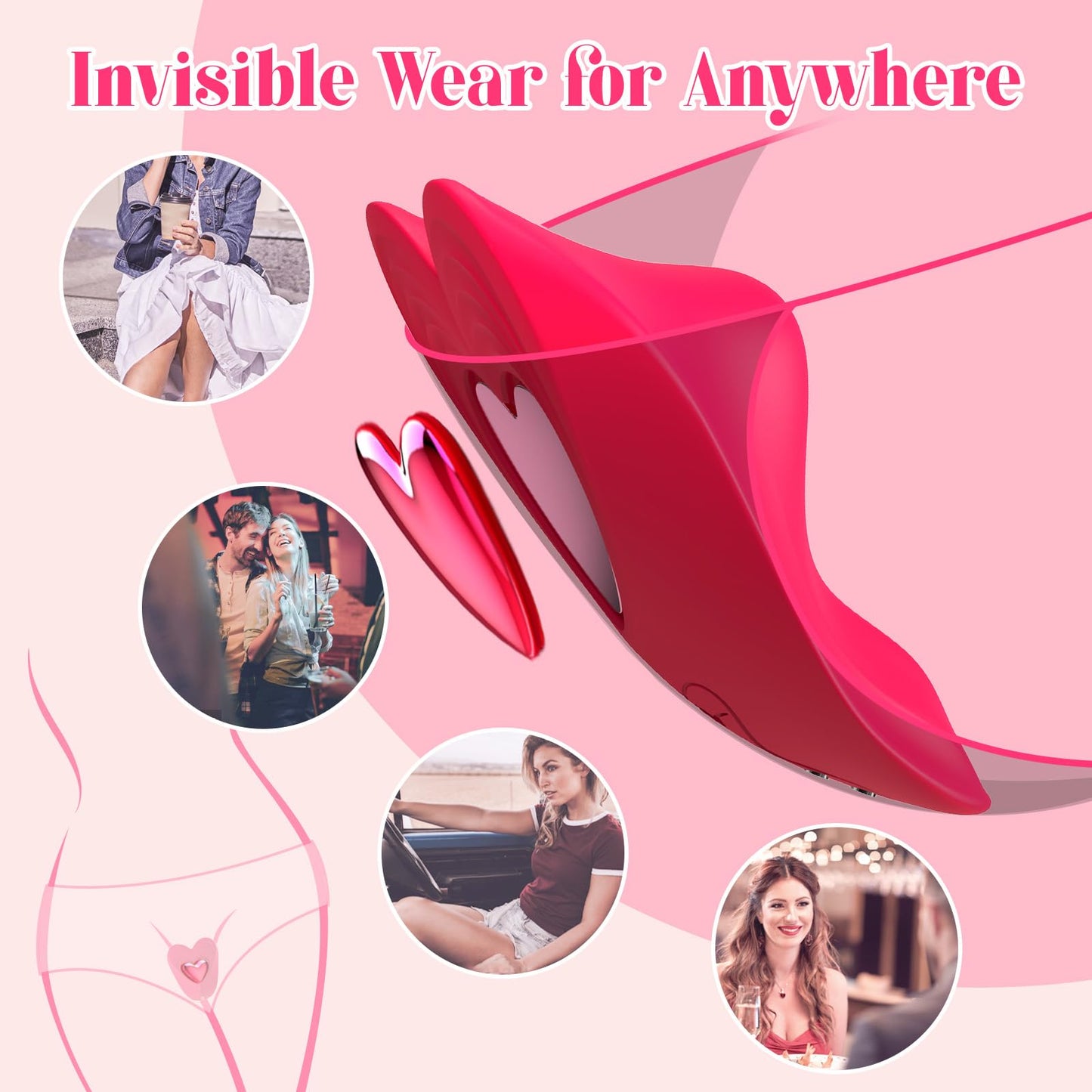 Remote Control Vibrator Couples Sex Toys Vibrating Panties with 10 Vibration