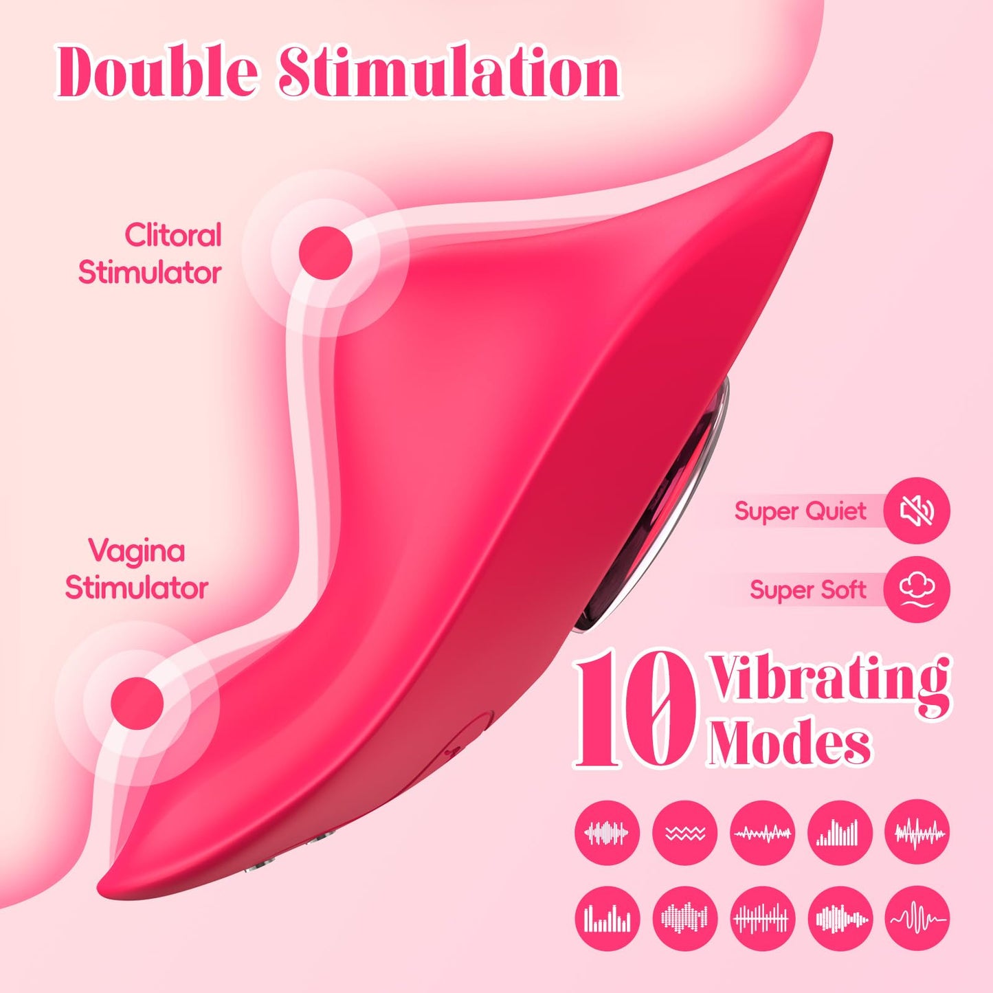 Remote Control Vibrator Couples Sex Toys Vibrating Panties with 10 Vibration