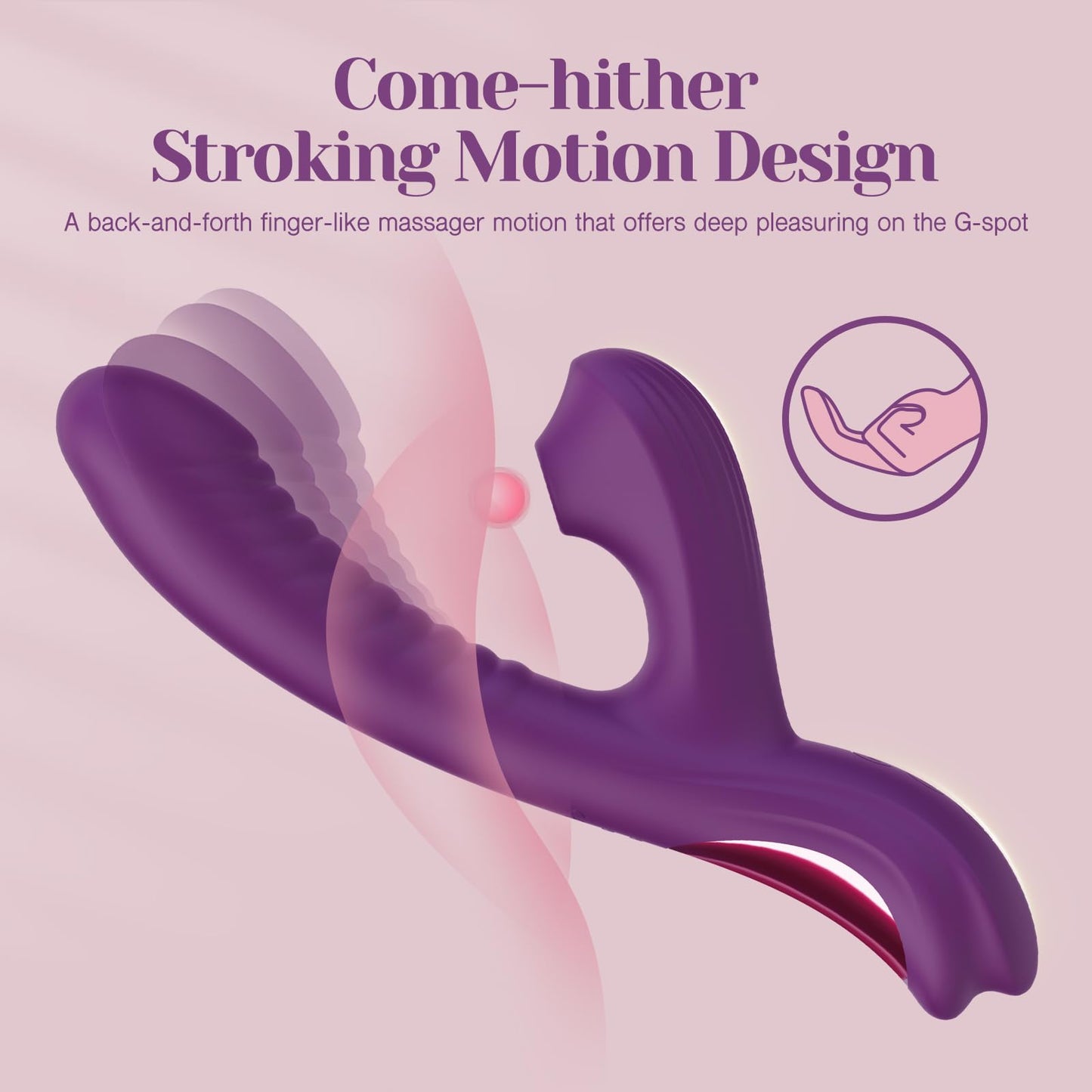 Rabbit Sucking Vibrator for Clitoral G Spot Stimulation Adult Sex Toys for Women Couple