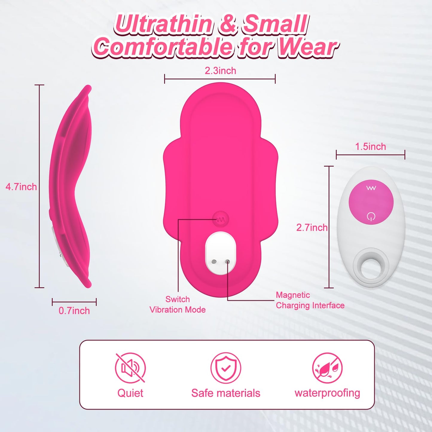 Wearable Panty APP Remote Control Vibrators Adult Sex Toys for Women or Couples