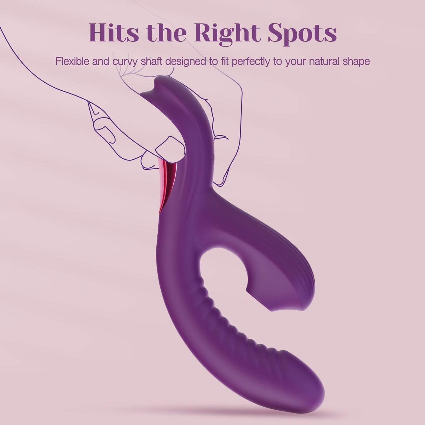 Rabbit Sucking Vibrator for Clitoral G Spot Stimulation Adult Sex Toys for Women Couple
