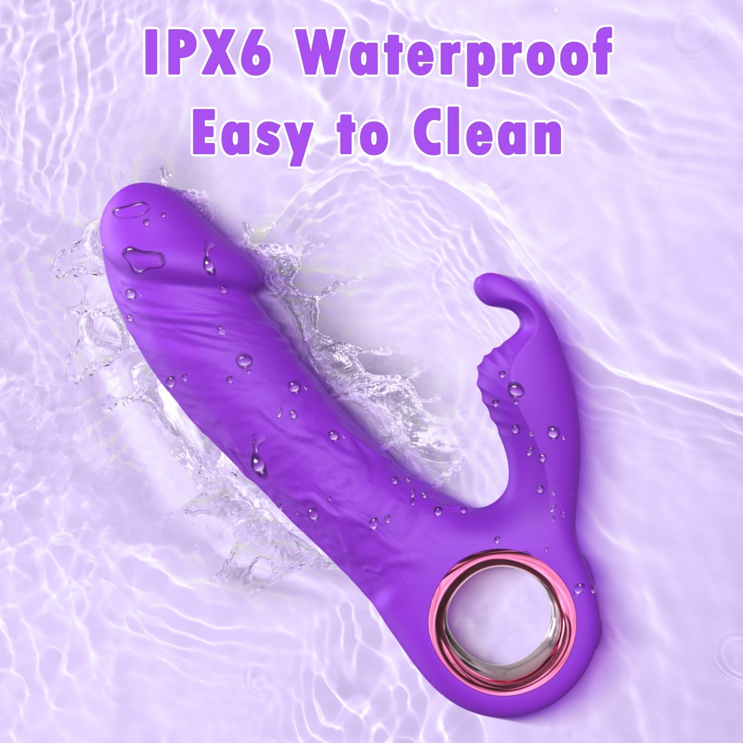 Rabbit Vibrator G Spot Vibrators Sex Toy for Women Nipple Anal Clitoral Toys