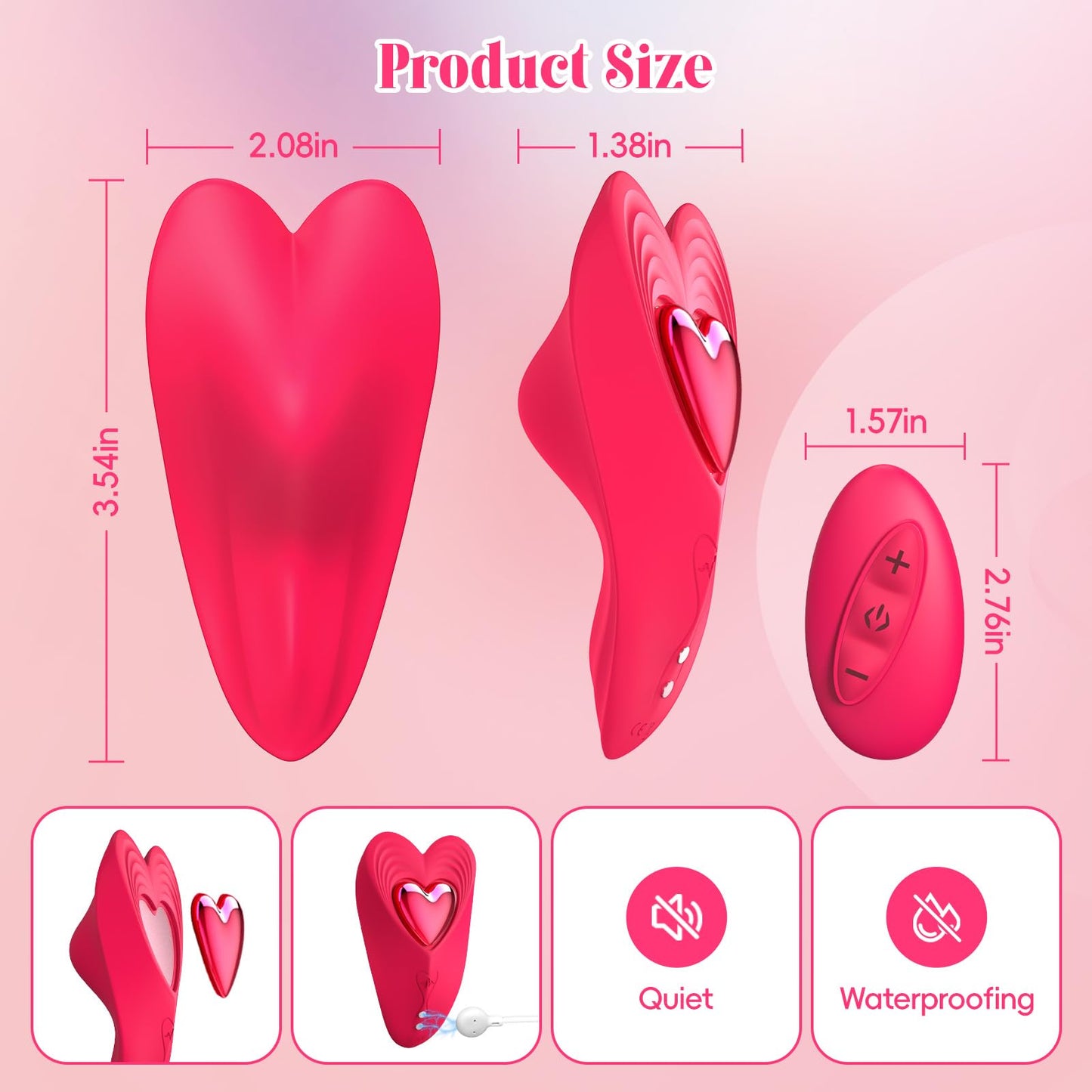Remote Control Vibrator Couples Sex Toys Vibrating Panties with 10 Vibration