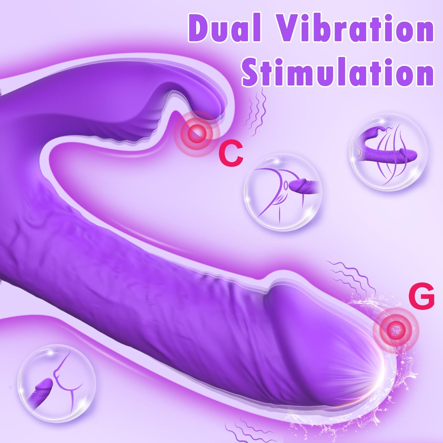 Rabbit Vibrator G Spot Vibrators Sex Toy for Women Nipple Anal Clitoral Toys