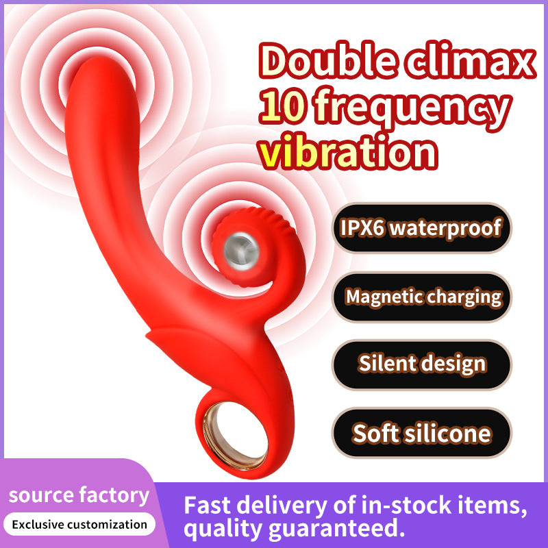Hot Sale Wholesale OEM G Spot Vibrator Sex Toys for Women Sex Toys with 10 Vibration Silicone Clitoral Stimulation Adult Toys