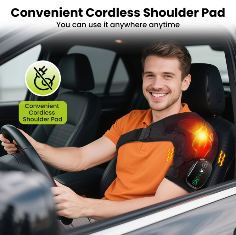 MELO Fitease MASSAGE APPARATUS OEM Heating Shoulder Massager Timed Control Arm Massage Belt Best Massaging Product Pain Relief