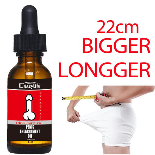 7 Bottles Strengthen Plump Lifting Oil Enlarge Gel Thicker Longer Stronger Men's Private Care Essential Oil Penis Enlargement Massage Oil