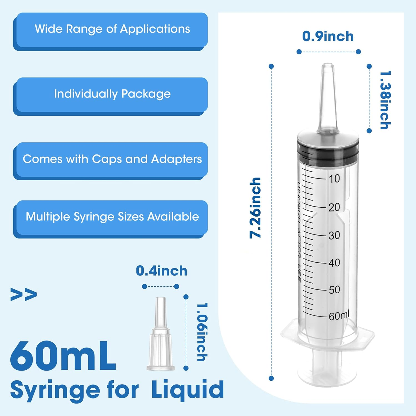 MELO UTERINE SYRINGES Factory Direct Sales Good Quality Plastic OEM Manufacturer for Medical Application