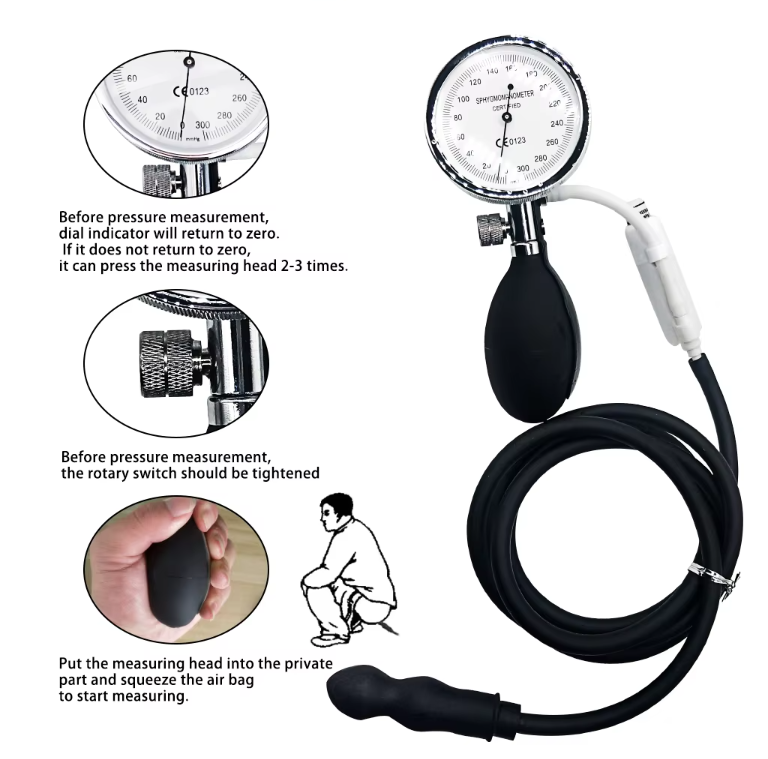 Factory Hot Sale Vagina Manometer Pressure Test Gauge Inspection Gauge Products Ball Bars Postpartum Vaginal Recovery Trainer