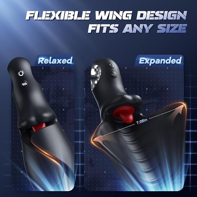Glans Penile Training Device APP Control Male Masturbator Sex Toys for Men Adult with Vibration and Tongue Lickingl Stimulation