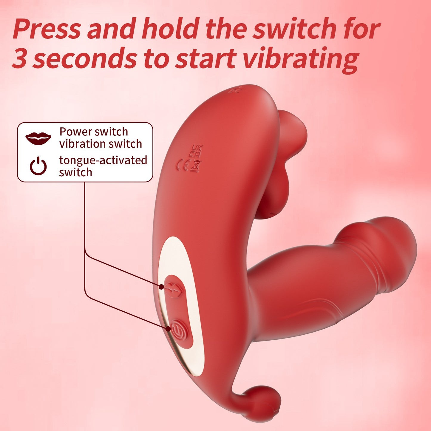 OEM Silicone APP Thrusting Dildo Vibrator Sex Toys for Woman Clitoral G-Spot Stimulation Wearable Tongue Licking Rechargeable
