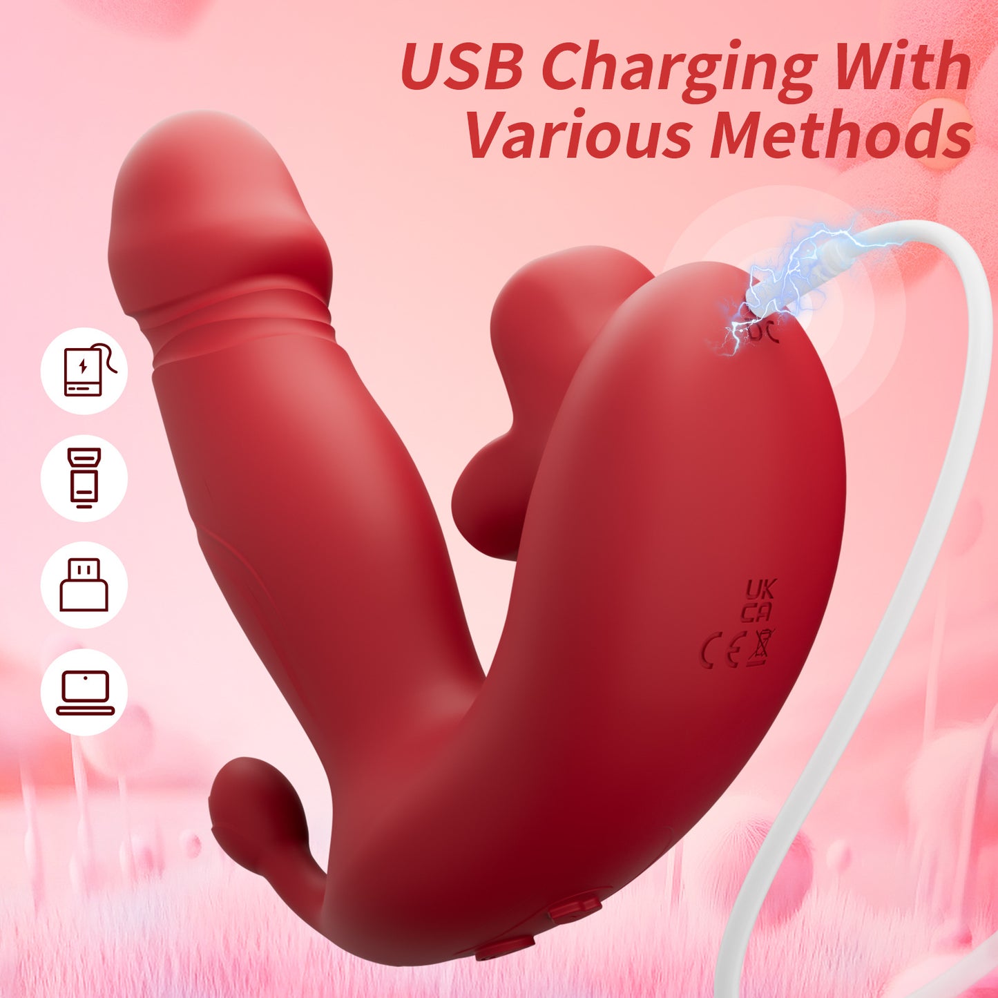 OEM Silicone APP Thrusting Dildo Vibrator Sex Toys for Woman Clitoral G-Spot Stimulation Wearable Tongue Licking Rechargeable