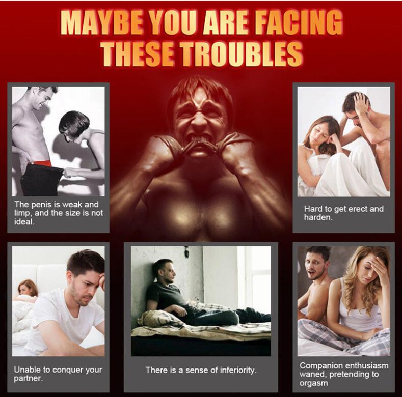 7 Bottles Strengthen Plump Lifting Oil Enlarge Gel Thicker Longer Stronger Men's Private Care Essential Oil Penis Enlargement Massage Oil