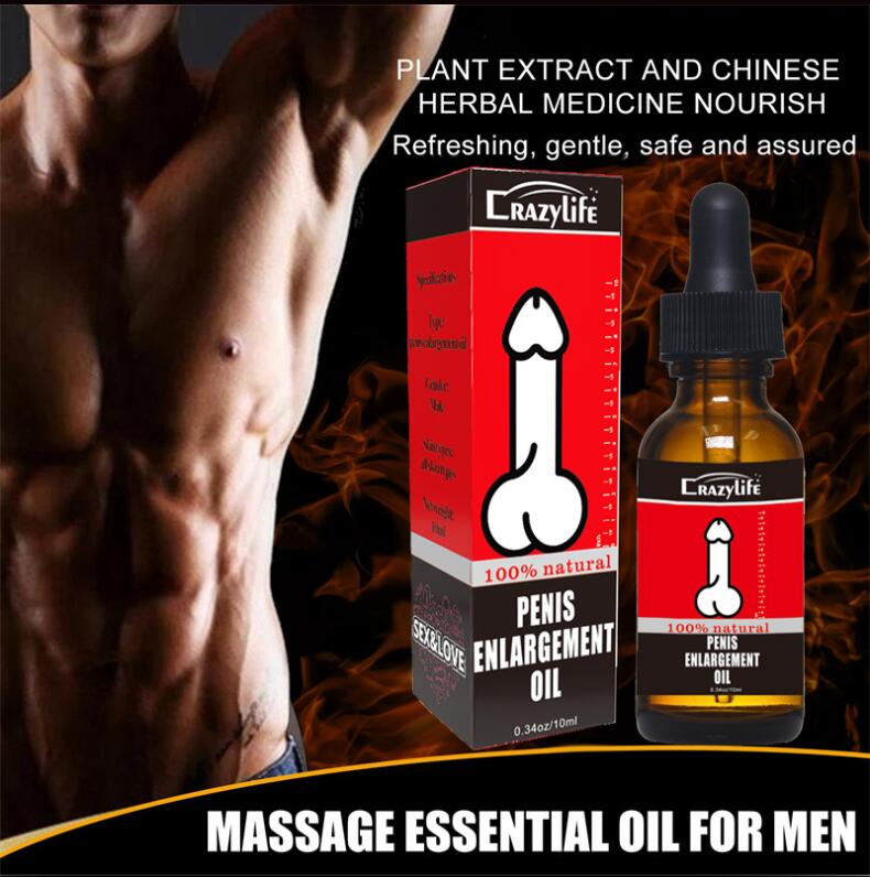 7 Bottles Strengthen Plump Lifting Oil Enlarge Gel Thicker Longer Stronger Men's Private Care Essential Oil Penis Enlargement Massage Oil