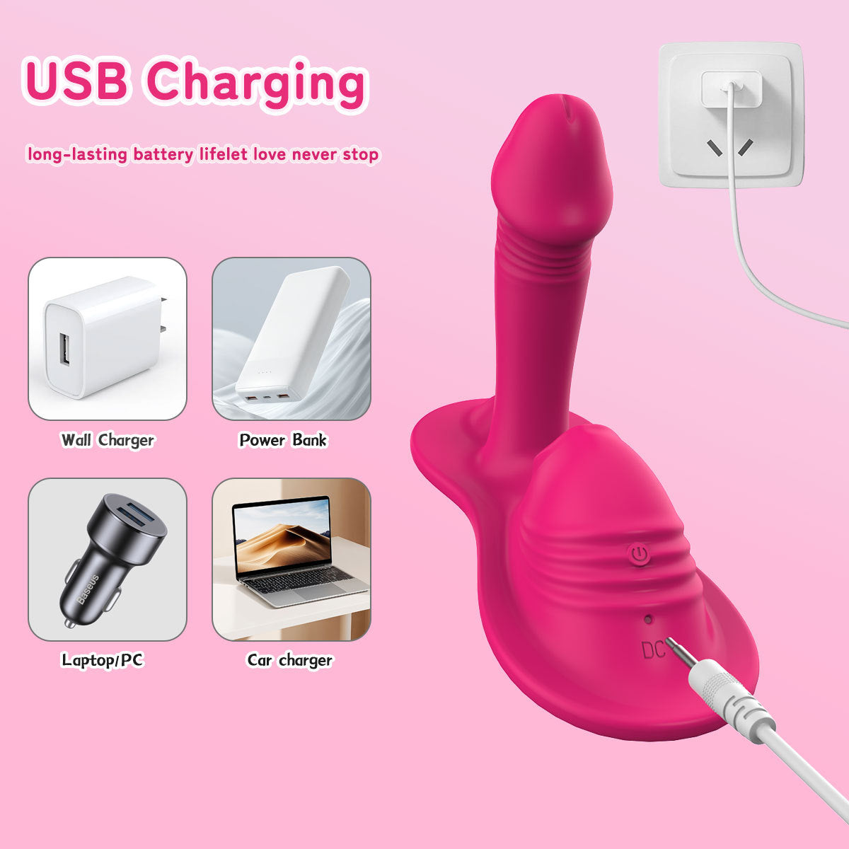 APP G Spot Female Ride-on Dildo Vibrator Sex Toys for Women Sex Toys with 10 Vibration Licking Silicone Clitoral Vibrators Anal Plug Adult