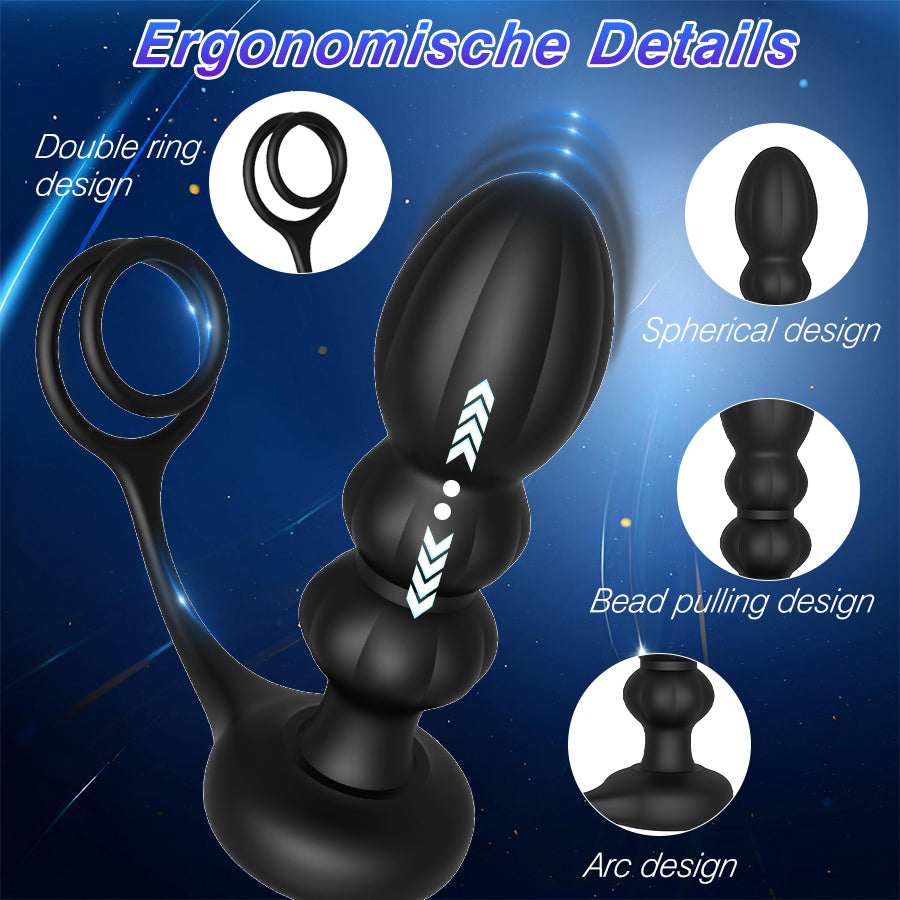 Remote Vibrator Anal Butt Plug for Men Prostate Massager Masturbators