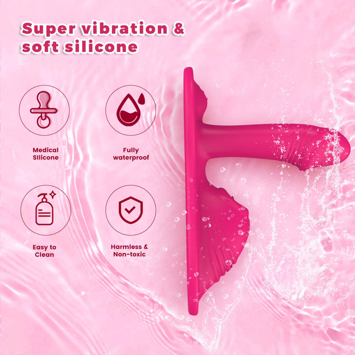 APP G Spot Female Ride-on Dildo Vibrator Sex Toys for Women Sex Toys with 10 Vibration Licking Silicone Clitoral Vibrators Anal Plug Adult