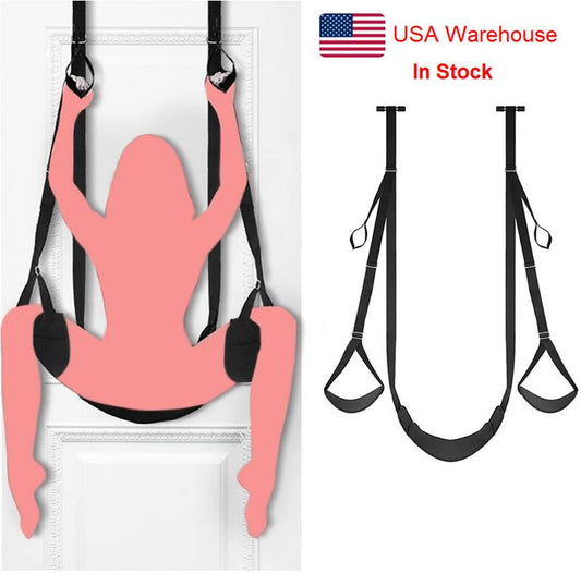 Sex Swing Erotic Toys for Couples Sex Position Love Sling for Door with Thick Sponge Cushion Sex Furniture for Women's Pleasure