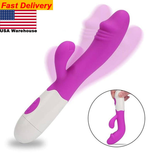 Rabbit Vibrator Sex Toys for Women Vagina Wand Massager G Spot Vibrating Dildo Vibrator Adult Sex Clitoris Stimulator