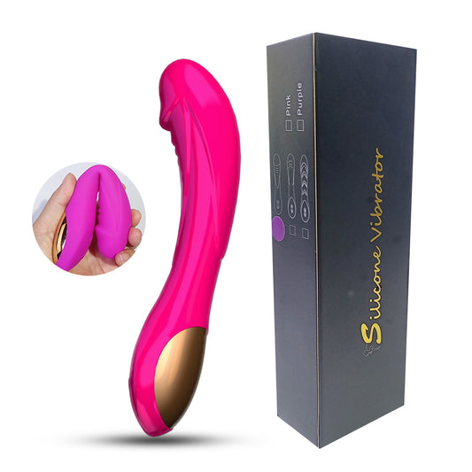 USB Recharge 12 Speed Massage Vibrator Dildo for Female Women Sex Toys