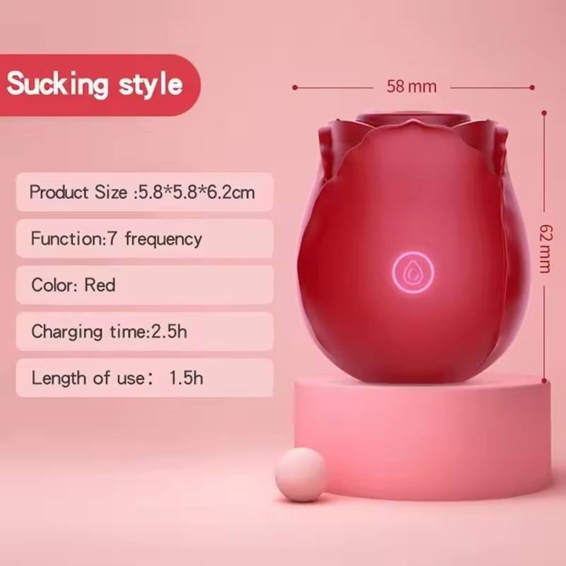 Rose Sucking Vibrator for Women Toys Vibration Sucking Dildo Rose Sucking Vibrator Sex Toy for Women Couple