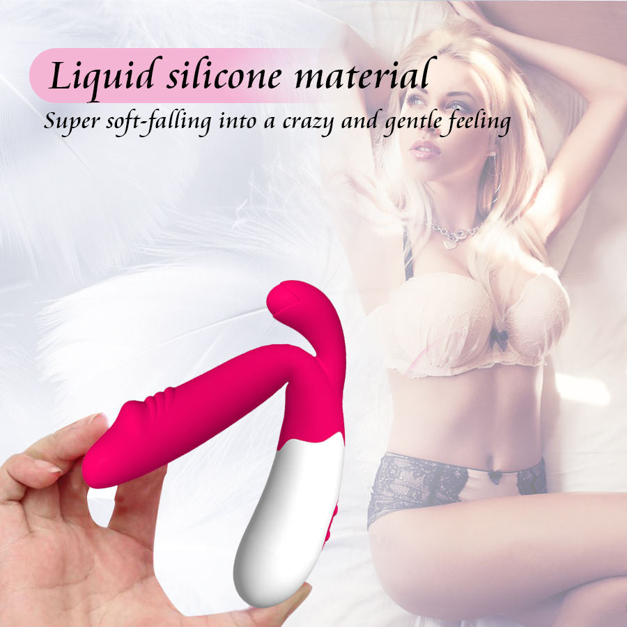 Rabbit Vibrator Sex Toys for Women Vagina Wand Massager G Spot Vibrating Dildo Vibrator Adult Sex Clitoris Stimulator