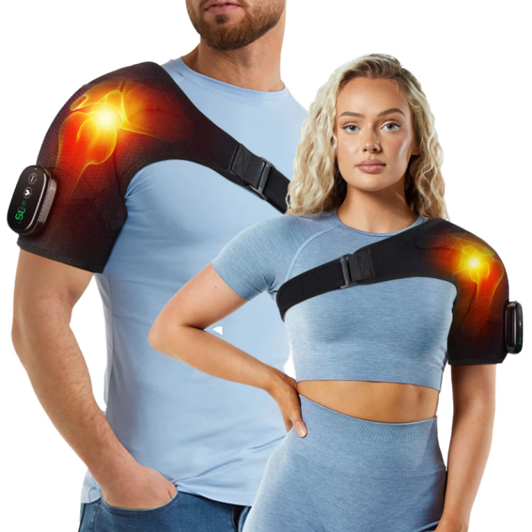 MELO Fitease MASSAGE APPARATUS OEM Heating Shoulder Massager Timed Control Arm Massage Belt Best Massaging Product Pain Relief