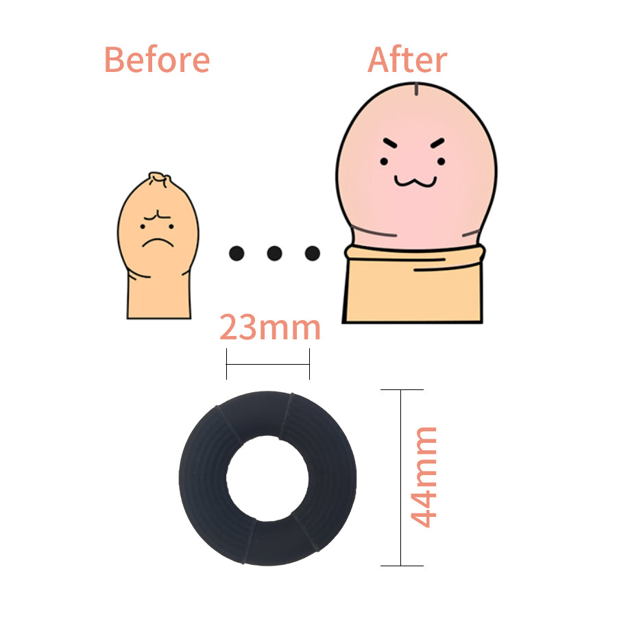 MELO Silicone Cock Rings Delay Ejaculation Extender Flexible Glue Elastic Penis Ring PESSARIES for Man Sex Toys for Men Male